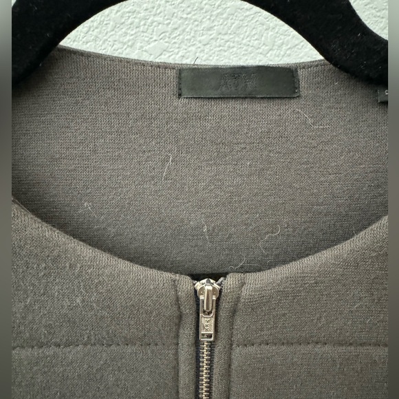 ATM Charcoal Grey Zip Jacket, size XS - Picture 5 of 5